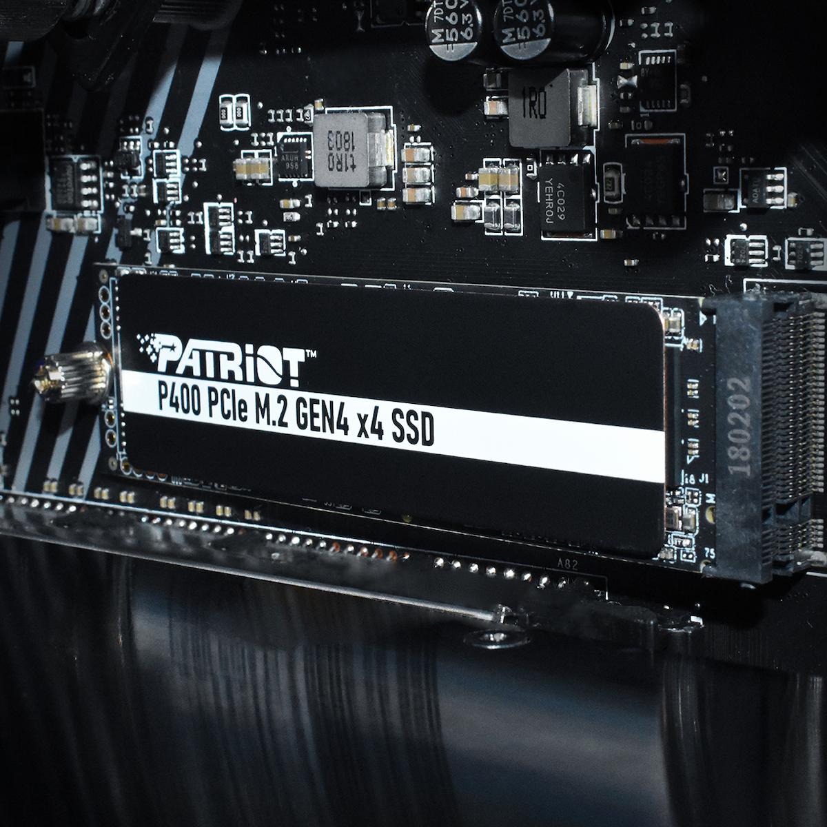 Patriot P400 PCIe Gen4x4 M.2 NVMe SSD – Ultra Fast Storage Patriot P400 PCIe Gen4x4 M.2 NVMe SSD – Ultra Fast Storage